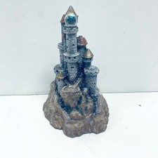 Vintage Spoontiques Miniature Fantasy Castle Figurine Glitter Spire +Crystal Orb picture