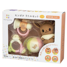 Toyroyal Pokemon Monpoke Baby Rattle Set Eevee Pikachu Infant Toy / From Japan picture