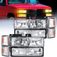 Headlight Assembly for 1994-1998 GMC Yukon Sierra C/K 1500-3500 1994 1995 1996.. picture
