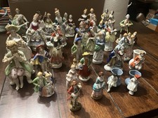 Vintage Occupied Japan Porcelain Victorian Lot 38 Pieces picture