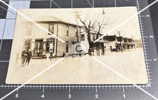 1910s Kenton OH Ohio FLOOD Disaster DETROIT STREET Vtg RPPC PHOTO Postcard picture