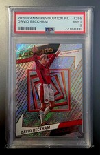 David Beckham 2020-21 Panini Revolution Legends Case Hit #255 Manchester PSA 9 picture