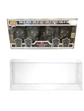UV Protected Larger 4 PACK SIZE Funko POP Box Protector made with 0.50mm thick picture