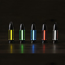 1PC 3x22.5mm Glass Tube Night Luminous 25 Years Lamp Tube w/ Titanium Enclosure picture