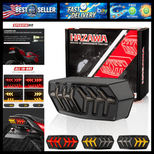 Upgraded Integrated Tail Light with Turn Signals Motorcycle LED Taillight Compat picture
