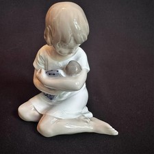 Vintage Royal Copenhagen Mother Child Figurine Porcelain Denmark Baby picture
