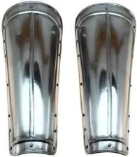 Medieval steel Knight Armor gothic Greaves cosplay warrior leg Armor Pair picture