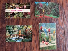 Sunken Gardens St. Petersburg FL lot of 4 Vintage Postcards Florida picture