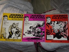 Johnny Hazard Strips Frank Robbins LOT SET OF 3 Pacific Comics Daily Strips VG picture