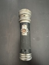 Antique 1926 Winchester 2-Cell Flashlight Octagon Head Black Fiber. Doesn’t Work picture