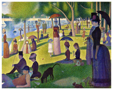 GEORGES SEURAT - A SUNDAY AFTERNOON ON THE ISLAND - 8