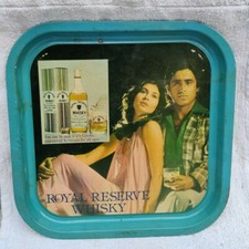 Vintage Royal Reserve Mcdowell Co Ltd Advertising Tin Tray Decorative Old T1010 picture
