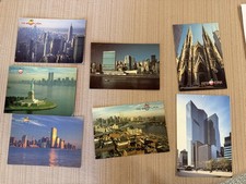 Vintage NYC Postcard Lot World Trade Center Twin Towers Statue Liberty UN picture