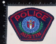 VINTAGE Austin Texas TX Police Patch picture