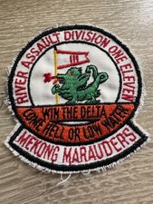 REPRO VN War Patch River Assault Division 111 Mekong Marauders  picture