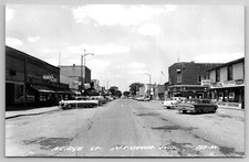 Bridge St Hazens Tavern Blatz Beer CocaCola Furrs Wallys Manawa WI C1950 RPPC G8 picture