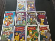 Lot (10) The Simpsons Comics Between #’s 54-175 (Bongo) FN-NM Treehouse Horror 9 picture