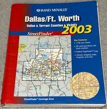 Rand McNally Dallas Tarrant Counties & Vicinity 2003 Street under picture