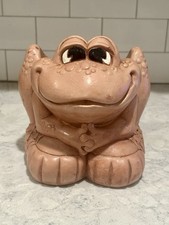 Vintage Frog MY-LO 1976 Chalk Planter Hand Finished Inglewood CA USA picture