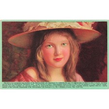 Metropolitan Life Insurance Co 1910 Calendar Girl Advertising Postcard Litho picture