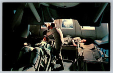 c1960s NASA Project Apollo Interior Sleeping Pilot Seat Lunar Chrome Postcard picture