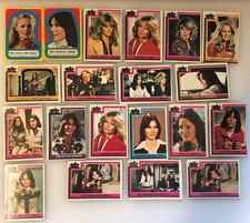 20 1977 Charlies Angels Topps Card & Sticker Lot Vintage TV Farrah Fawcett Photo picture