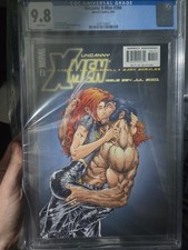 Uncanny X-Men #394 CGC 9.8 Jean Grey/Wolverine Kiss Marvel Comics 2001 Graded picture