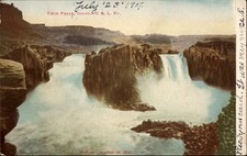 Twin Falls ID Oregon Short Line Railway 1907 UDB DPO Etna Mills CA postcard picture