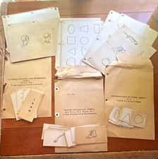 Vintage Stanford-Binet Intelligence Test Form Pictorial Likenesses Cards picture