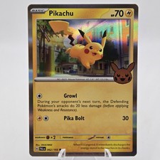 Pikachu 062/193 Halloween 2023 Trick or Trade Holo Rare Pokemon TCG - NM picture