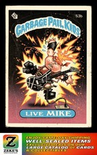 1985 Topps Garbage Pail Kids Series 2 #53b Live Mike GLOSSY BACK picture
