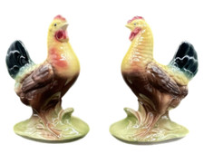Vintage Royal Windsor Standing Hen Chicken Ceramic Figurines (2) picture