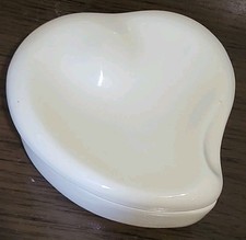 Vintage Elsa Peretti For Halston Ceramic Heart Trinket Box With Lid  picture