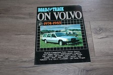 Road & Track on 1974-1985 Volvo magazine article compilation Brooklands picture