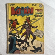 Batman #40 (DC 1947) Golden Age - Joker Cover - Interior is Incomplete - picture