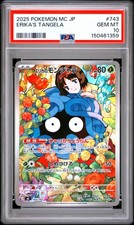 PSA 10 Erika's Tangela 743/414 Japanese Pokemon picture