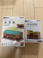 TOMYTEC Geocolle Building Collection Gymnasium 132 Public Hall Library 123 15+ picture