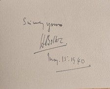 HILAIRE BELLOC 1870-1953 AUTOGRAPH. French-English Writer & Political Activist picture