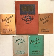 Vintage 1940s Sylvania Radio Hints Booklets & Radio For The Millions Lot picture