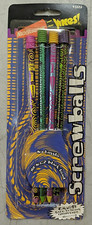 Yikes Screwballs 4 HB #2 Pencils Nickelodeon Vintage 1990's Berol Unused picture