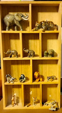 Lot Of 12 Hagen-Renaker And Little Critterz Wild Animal Figurines. picture