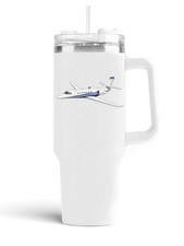 Cessna Citation Sovereign Stainless Steel Quencher Tumbler 40oz. picture
