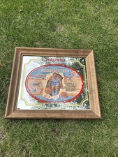 SEAGRAMS SEVEN CROWNS OF SPORTS HARLEM GLOBETROTTERS SPORTS BAR MIRROR FRAMED picture
