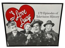 I Love Lucy 179 Episodes of Television History Tin Wall Sign Size: 16x 12 picture