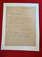 DG51-L.A.S-HENRI THOMAS-WRITER-POEM-[JACQUES DOPAGNE]-1945 picture