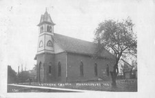 Murphysboro Illinois Luthern Church Real Photo Vintage Postcard AA13953 picture