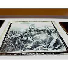 Vintage Civil War Photographs Glass Slides Soldiers, Battlefields, Shipyards picture