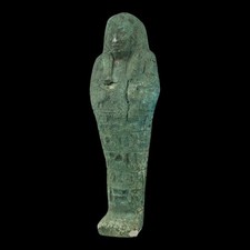 Rare Authentic Ancient Egyptian Antique Ushabti Stone Funerary Figure BC picture