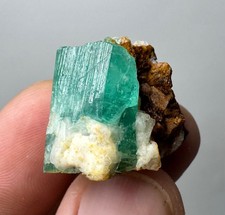 47 Ct Natural Emerald Crystal on Matrix From Panjshir Afghanistan picture