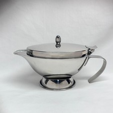 Gravy - Syrup - Sauce Server Pancakes Glossy Stainless Steel 4